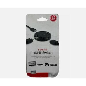 GE 3-Device HDMI Switch 4K Ultra HD 1080p HDTV DVD‎ Player Game Console